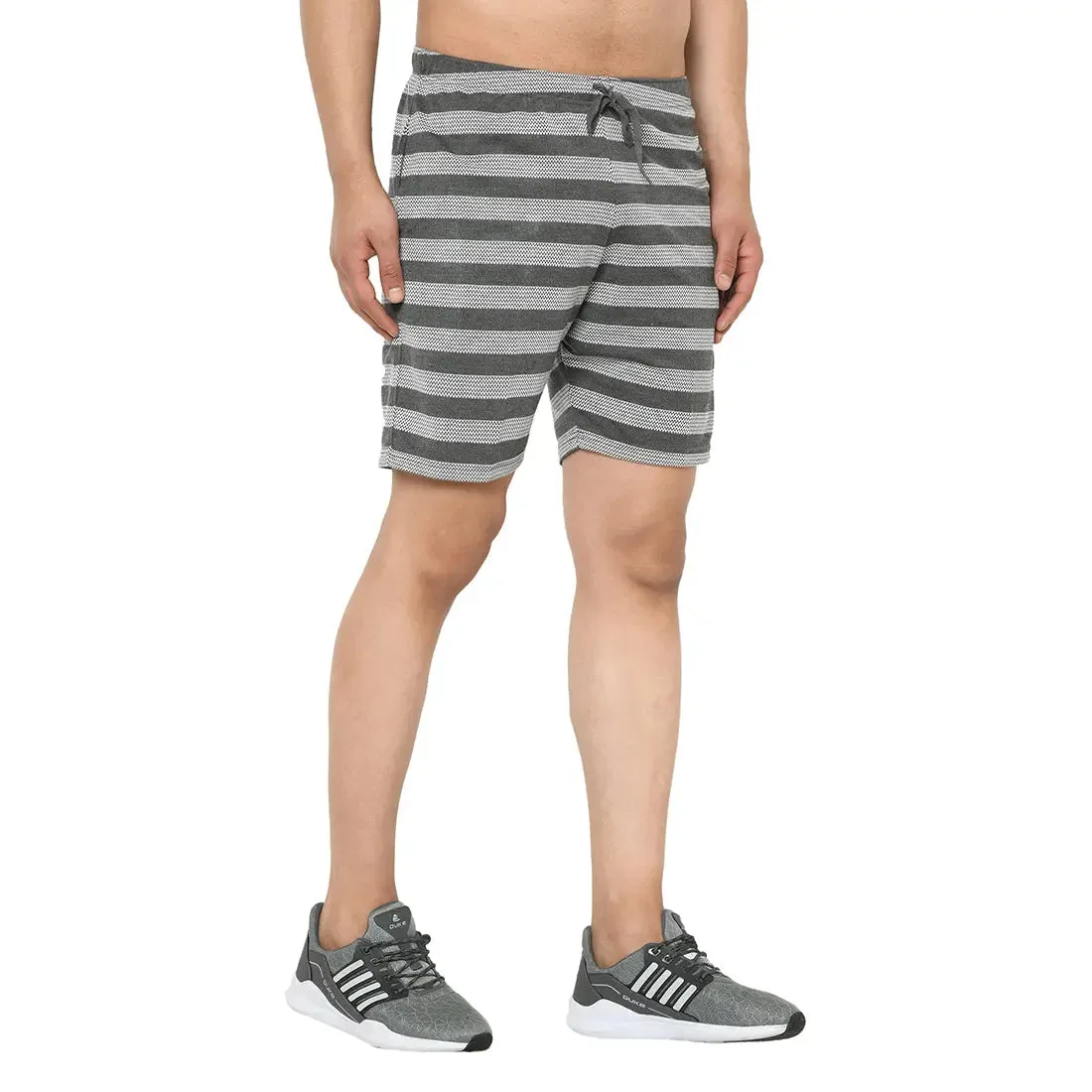 Vimal Jonney Grey Shorts For Men's