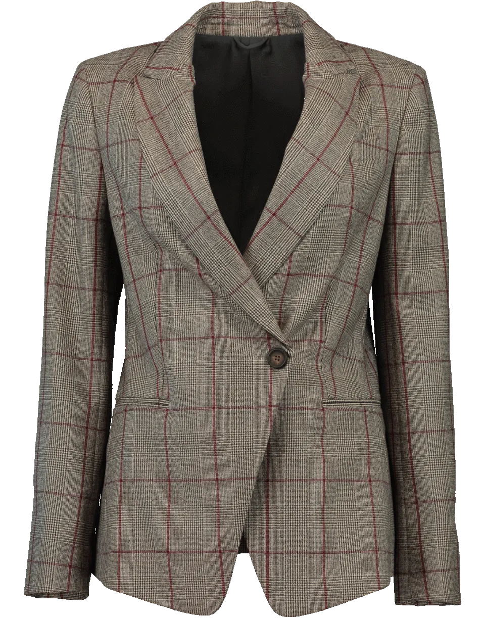 Window Pane Blazer
