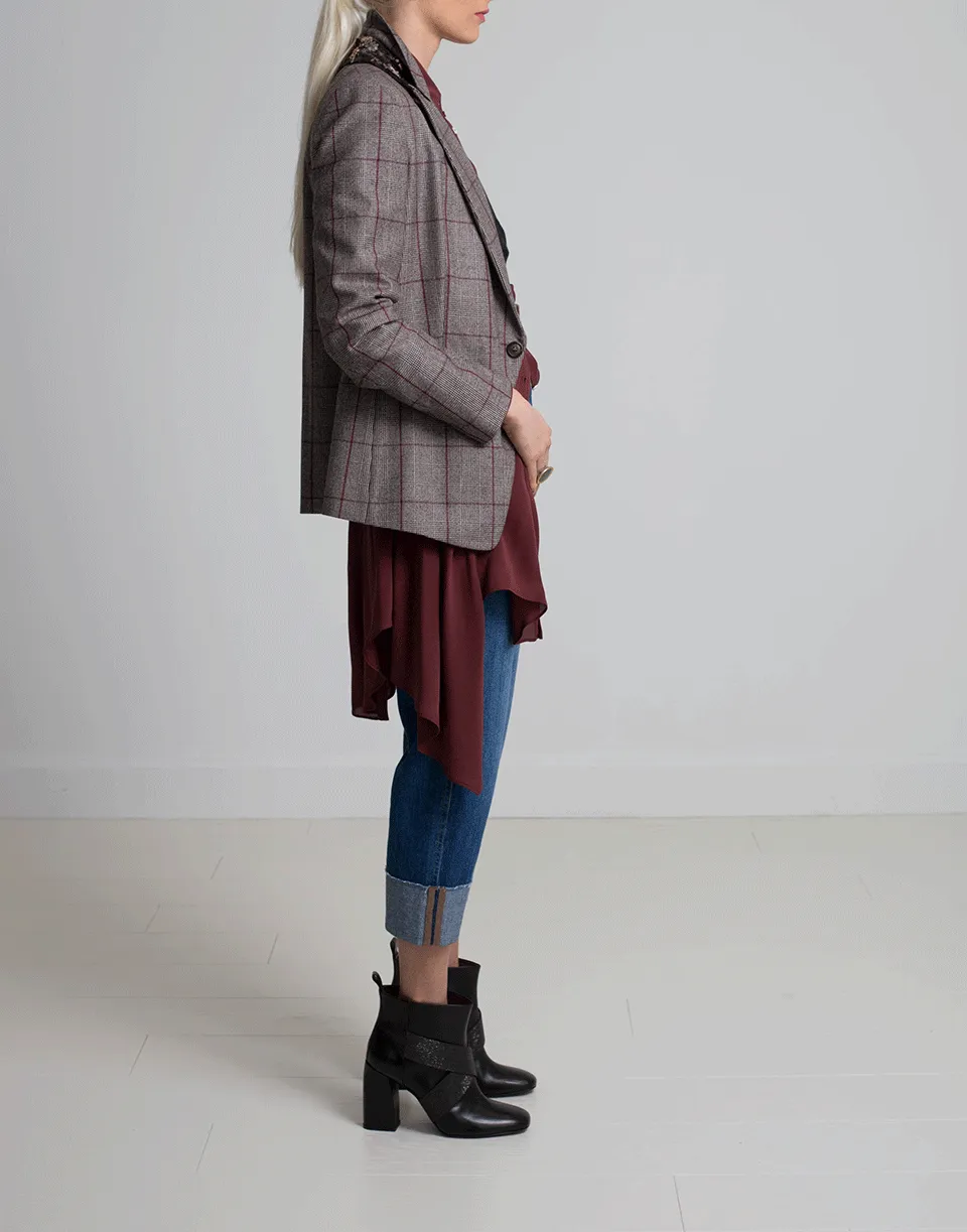 Window Pane Blazer