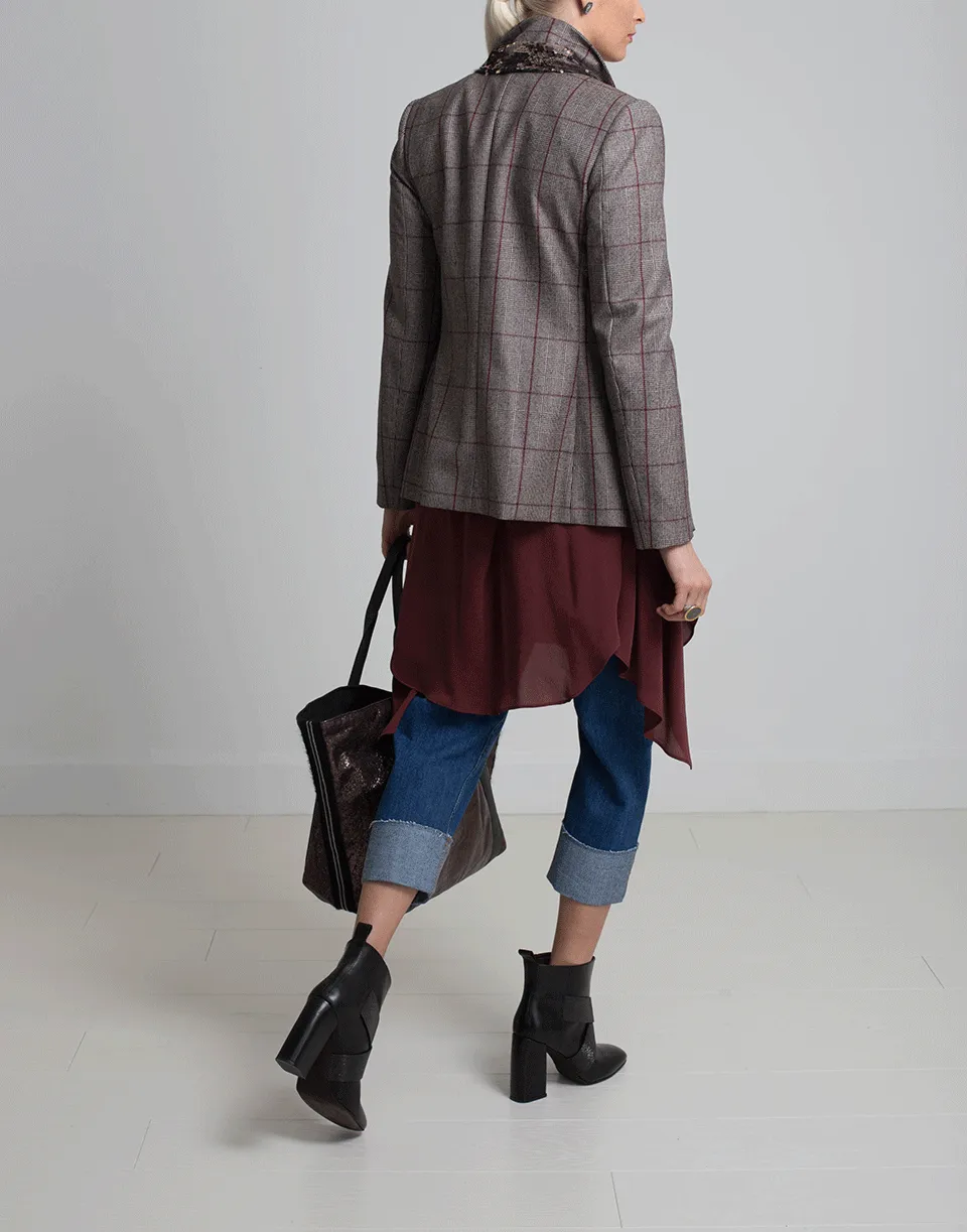 Window Pane Blazer