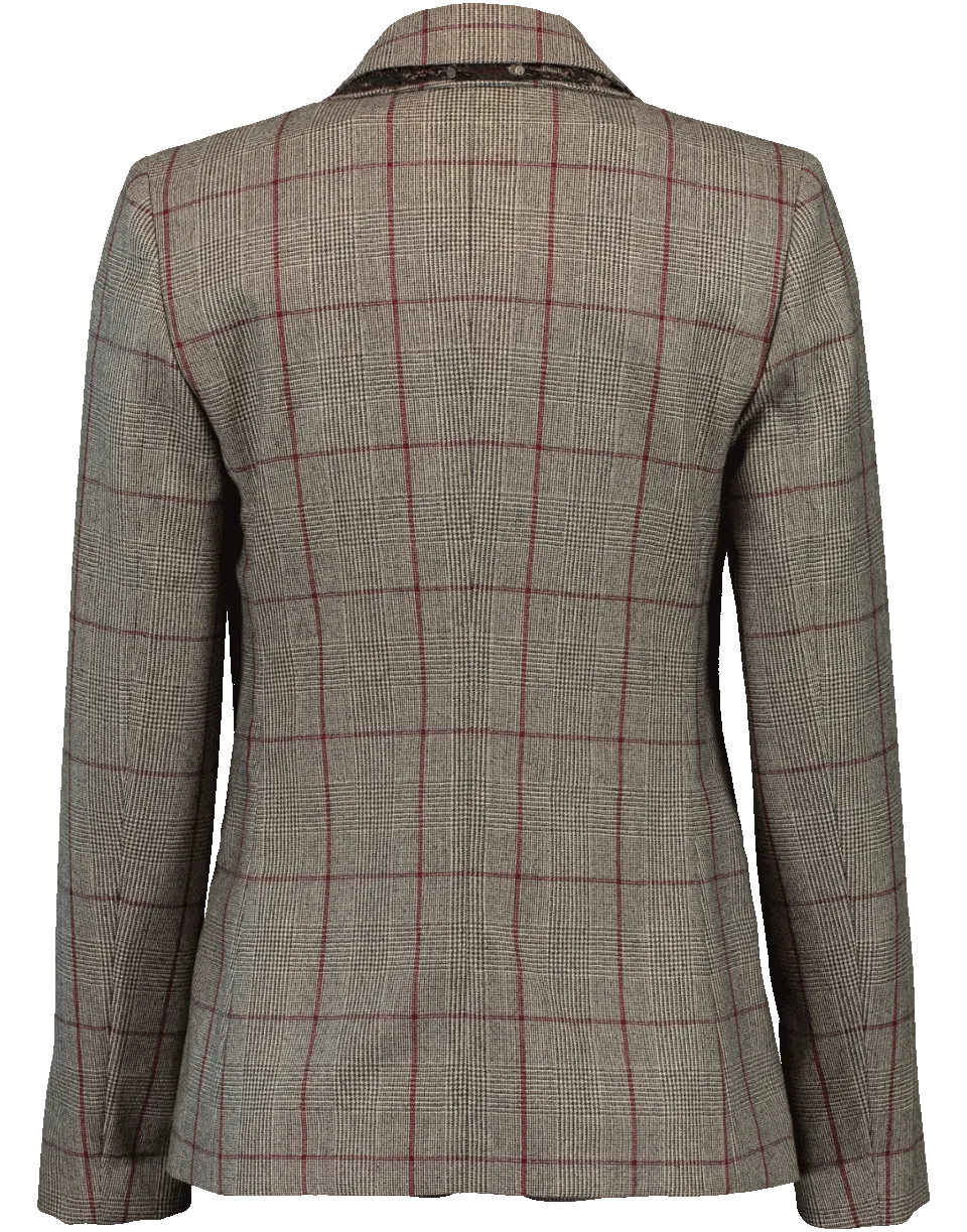 Window Pane Blazer