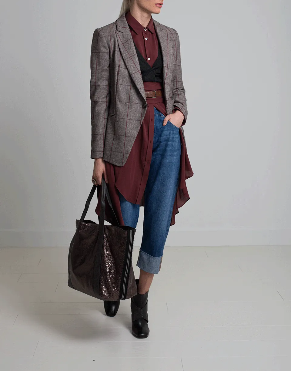Window Pane Blazer