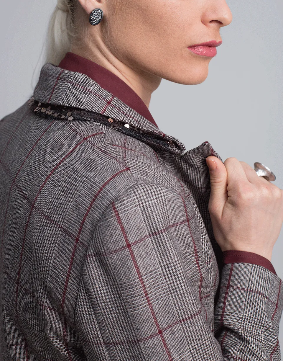 Window Pane Blazer