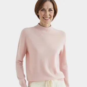 Women's Merino Wool Sweater  100% Cashmere  Turtleneck  Long Sleeve  Warm & Soft Knit Pullover  Multiple Colours