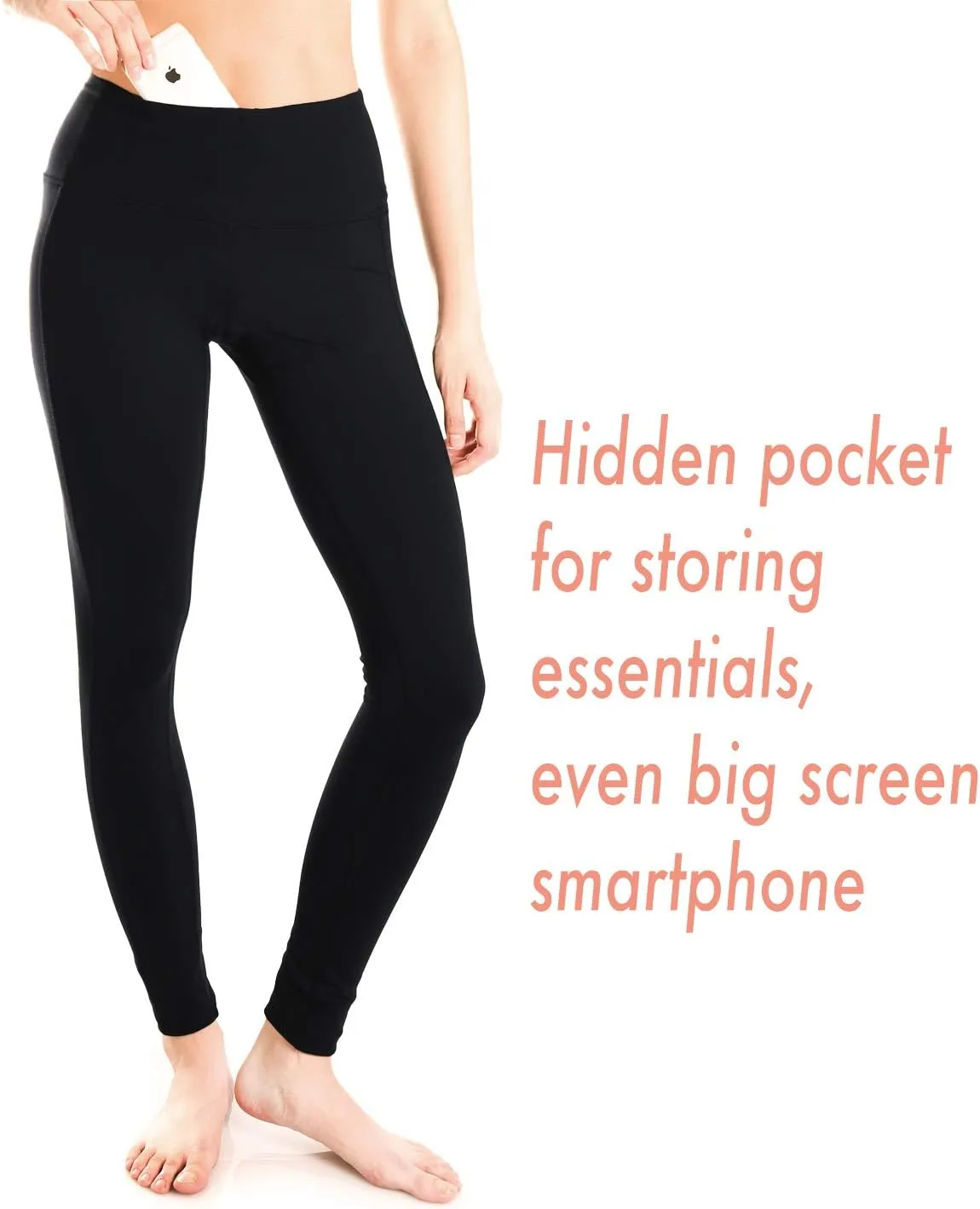 Yogipace Tall Women's 31"/34"/36" High Waisted Extra Long Yoga Leggings with Pockets Ankle Length Workout Active Pants
